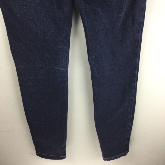 Everlane The Mid-Rise Skinny Ankle Dark Indigo Jeans Size 26 - Picture 6 of 9